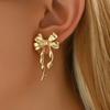 Elegant Design Bowknot Stud Earrings Chic Design Statement Earrings  Versatile Use