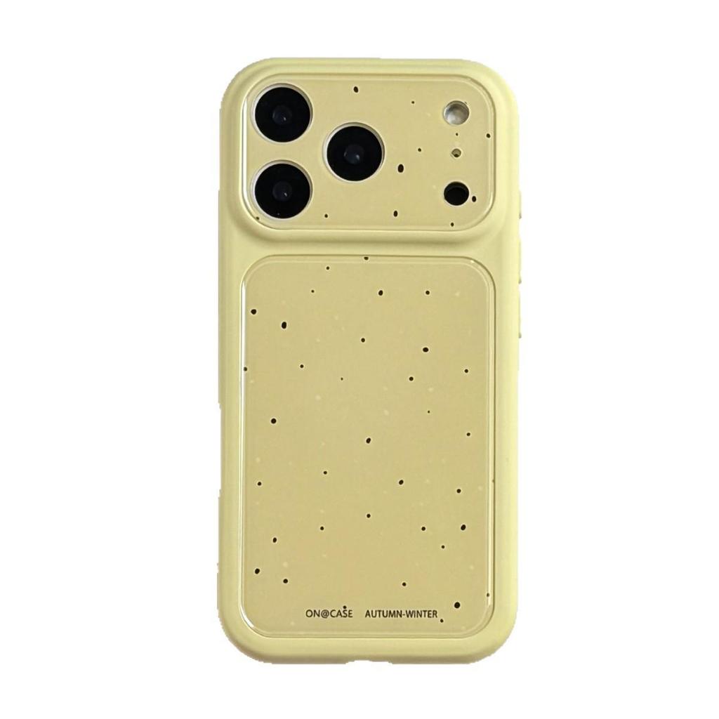 Korean Style Solid Color Ink Splash Phone Case for iPhone 17 Pro Max & Apple 16, Niche Design for Couples and Women
