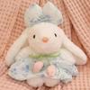 28cm New Simulated Yarn Skirt Rabbit Doll Stuffed Plush Toy Cartoon Anime Cute Pillow Gift for Children's Birthday Fun Doll