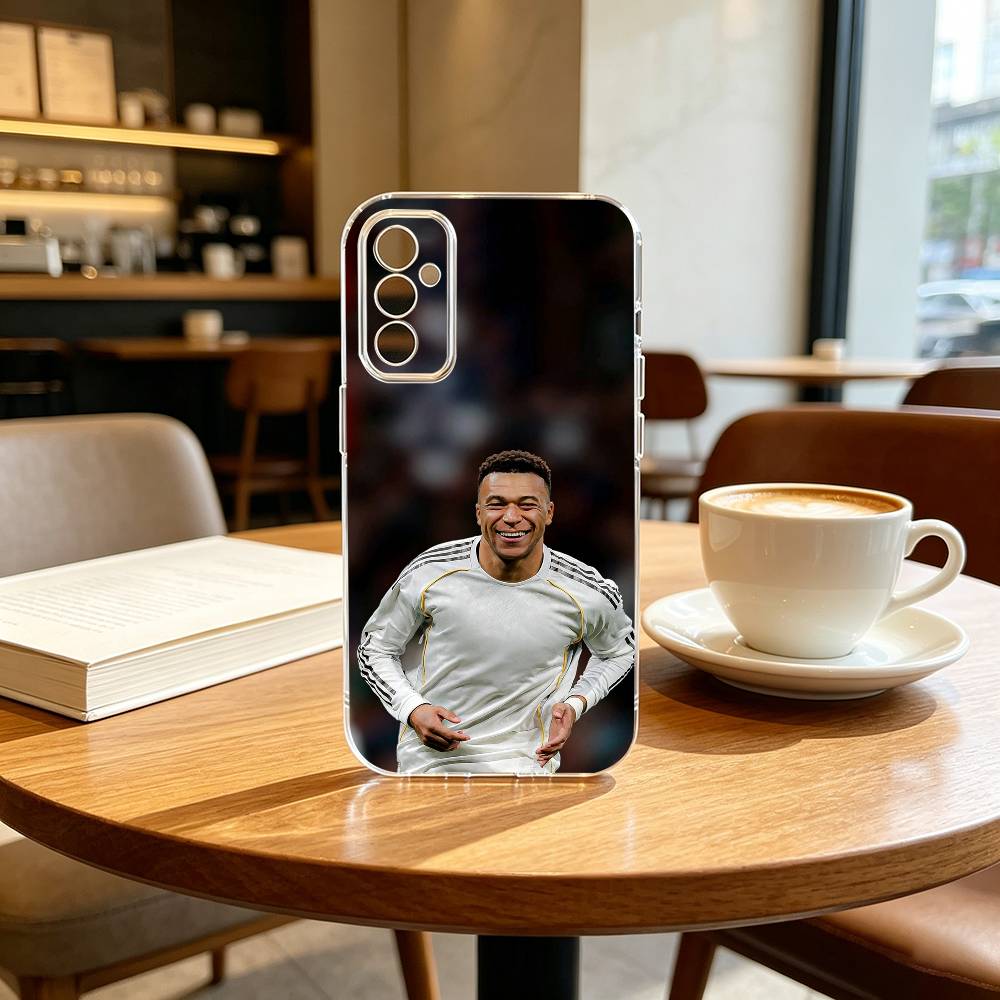 F-Fußballstar MbappeS-S Handyhülle Transparentes Silikon Weich Für SamsungA10,12,20,21S,30,31,40,50,51,52,70,71