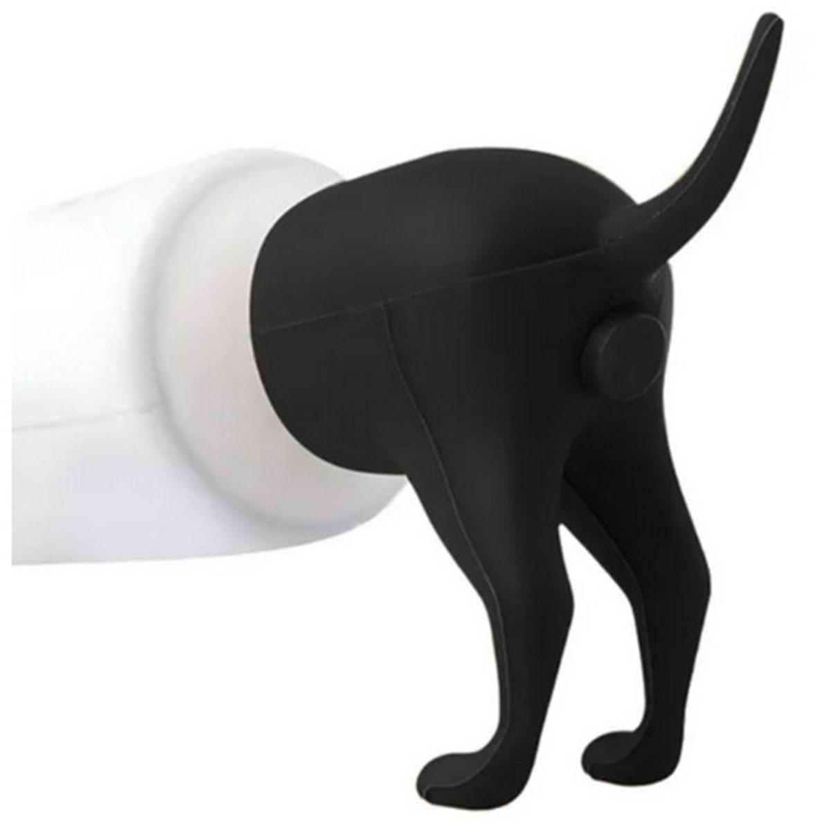 

Забавный чехол для зубной пасты в виде какающей собаки, креативная крышка для дозатора зубной пасты чёрный