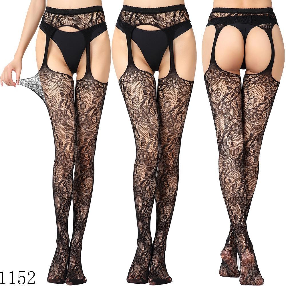 Kvinner Fishnet Garter Belte Lår Høy Sommer Sexy Strømpebukse