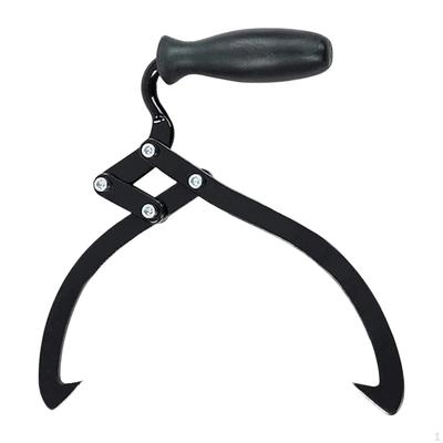 10.5" Log Tongs Lifting Hook Logging Convenient Non Slip Grip Wood Claw Timber's