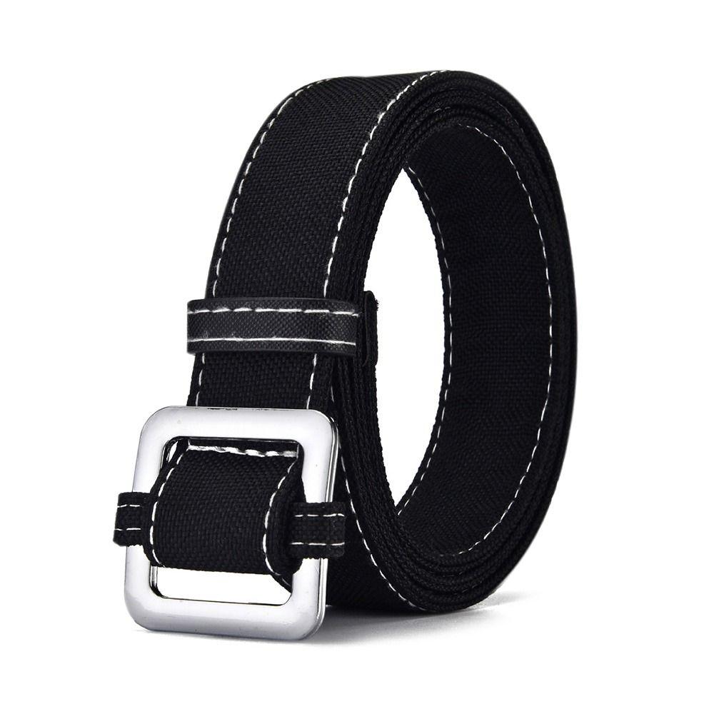 

Ретро Дикий Поясной Ремень Сплав Непористая Пряжка Пояс Брючный Платьевой Ремни Деним Холщовый Ремень чёрный