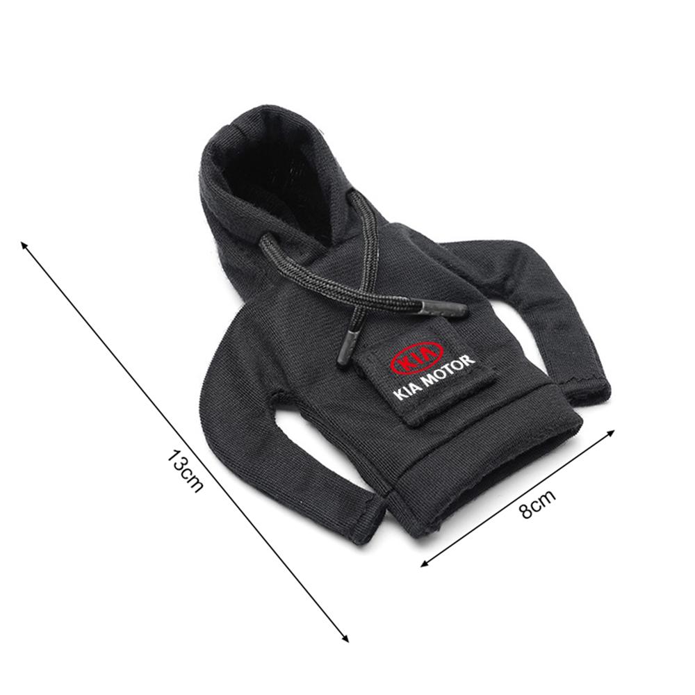 2026 Hot Car Sticker Gearshift Hoodie Car Gear Shift Knob Cover Sweatshirt Change Lever Cover For Kia Sportage 3 Rio K2 Ceed Car