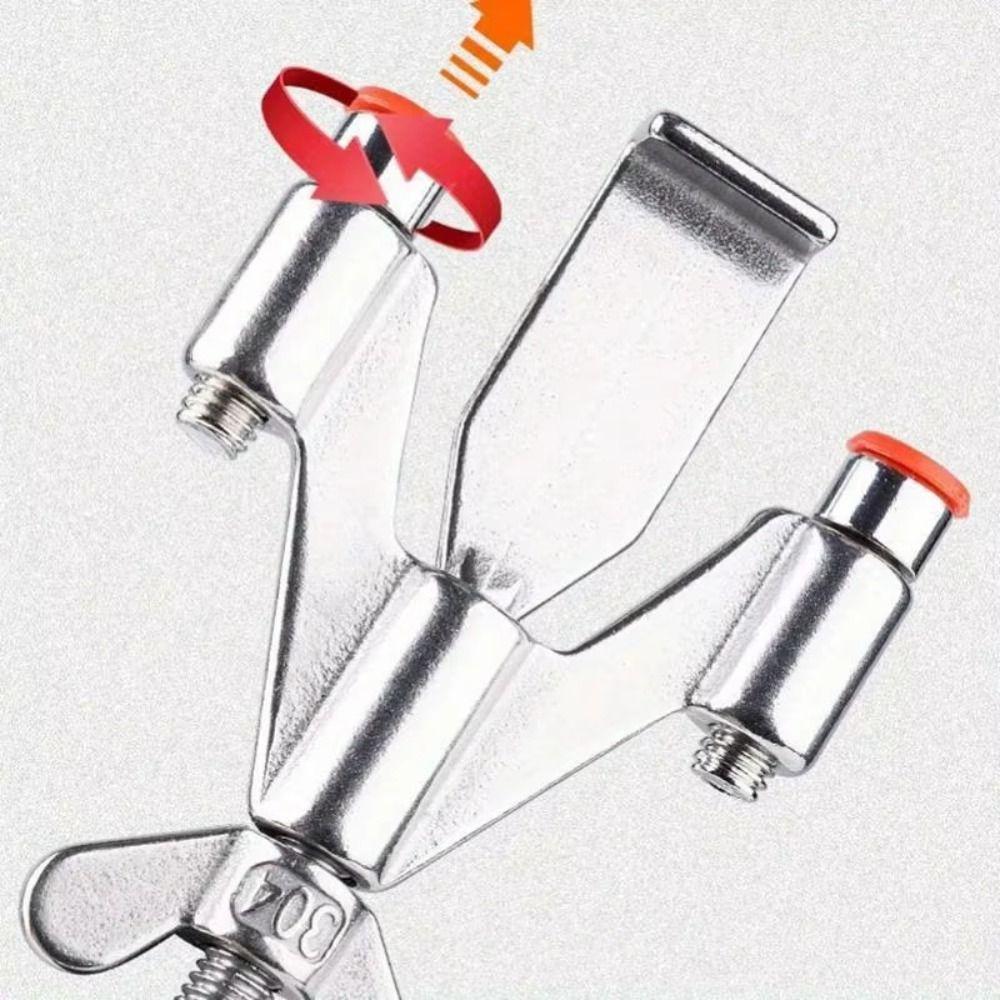 Stainless Steel Portable Door Lock Smooth Surface Safety Lock Portable Door Lock  Hotel