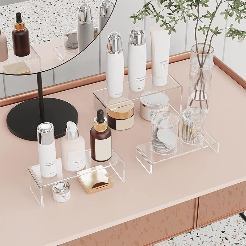 Desktop-Displayständer Acryl Mehrschichtig Transparentes Lagerregal für Klassenzimmerbedarf Büro Schreibtisch-Organizer