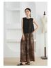 Women's Chinese Style Silk Vest - 100% Mulberry Silk, Sleeveless, Round Neck, Slightly Sheer