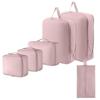 Four-Piece Travel Compression Bag Set for Clothes, Underwear, Toiletries, and Cosmetics