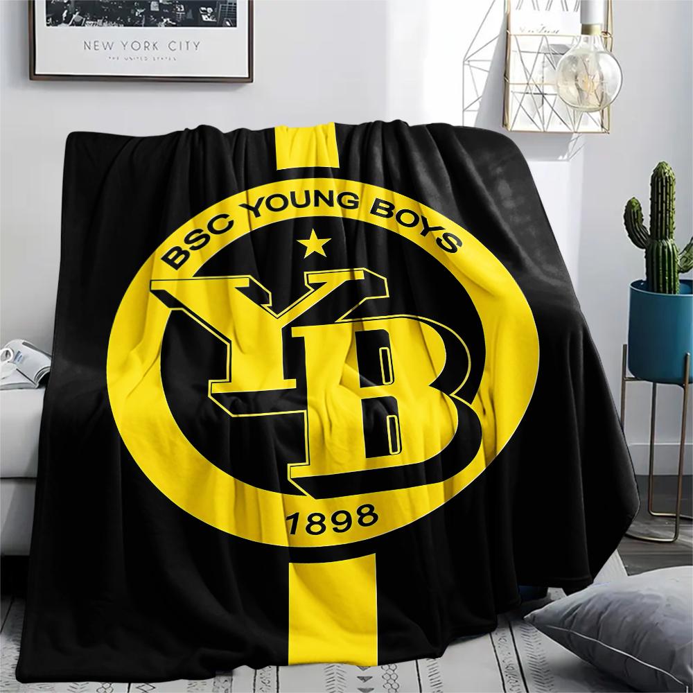 1pz Coperta in Flanella BSC Young Print, Alta Qualità per Tutte le Stagioni, Decorazione per la Casa, Calore e Comfort, Perfetta per Regali di Natale