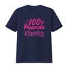 I lost 100 pounds Lighter Health goals Celebration Idea T Shirt vintage Washed Stretched Unisex Casual graphic streetwear
