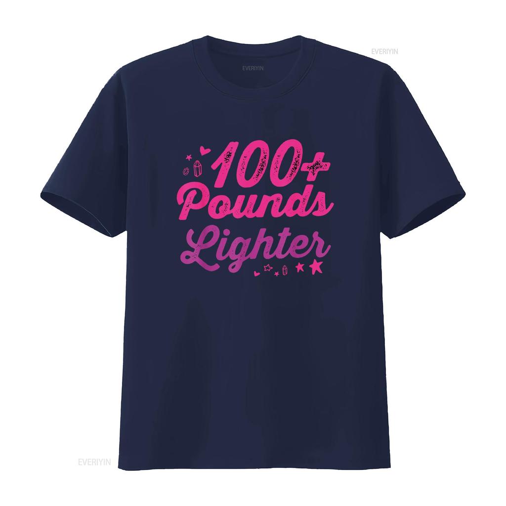 I lost 100 pounds Lighter Health goals Celebration Idea T Shirt vintage Washed Stretched Unisex Casual graphic streetwear