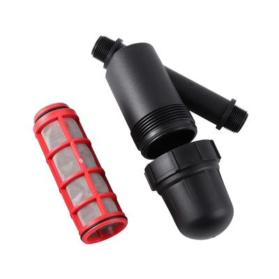 120 Mesh Rostfritt Stål Filter 3/4" Utvändig Gänga Sil Vattenfilter Trädgårdsbevattning Sprutsystem Orenheter Sil Verktyg