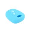 Suitable for Peugeot 206 Straight 2-button Silicone Key Cover Citroen Key Bag Citroen Picasso Remote Control Cover
