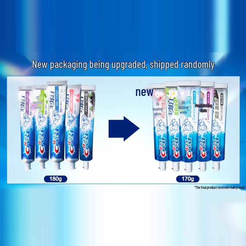 Crest 3D White Toothpaste 5-Pack