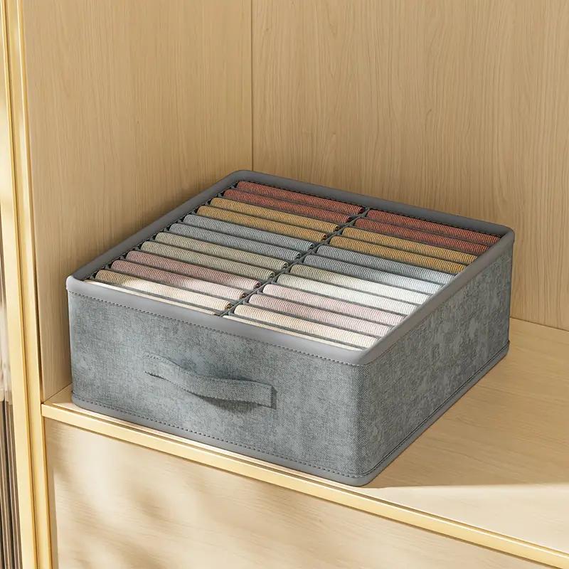 1PC Wardrobe Clothes Storage Organizer Pants Sweater T-Shirt Storage Box Cabinet Drawer Organizer Jeans Storage Box