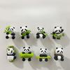 8 Stück/Set Panda Kühlschrankaufkleber 8-teilig Magnetisch Saugend 3D Dreidimensional Eis Kühlschrank Heimdekoration Verzierung Magnet Reise Souvenir