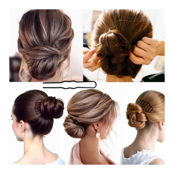 YFFSFDC 13-Piece Updo Comb Set, Inner Hair Accessories for Buns, Bouffants, Hair Ornaments, Hair Pins, Easy Hair Styling for Weddings, Ceremonies,
