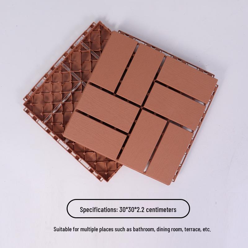 Covoraș de podea impermeabil, antiderapant, interconectabil pentru piscine, băi, bucătării și dușuri