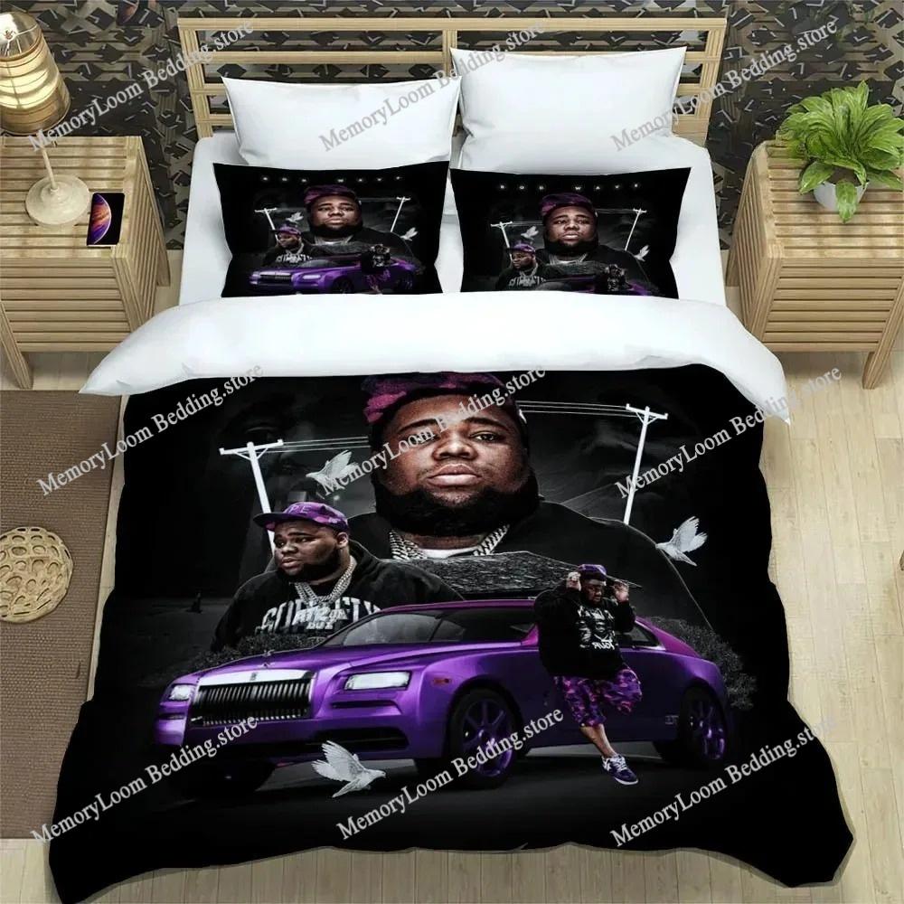 Popular Music Rod Wave Print Bedding Sets Exquisite Bed Supplies Set Duvet Cover Comforter Set Bedding Set Luxury Birthday Gift