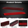 Rear Bumper Reflector Lights For Toyota RAV4 Sienna Venza Avalon Reiz Matrix RC250 RC350 IS-F GX470 RX300 LED Brake Light with Turn Signal