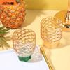 Pineapple Stacking Glass Cups Set