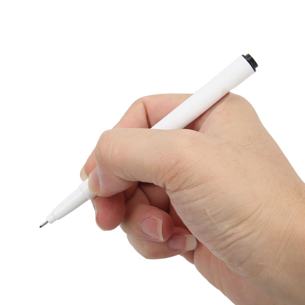 10Pcs 0.5mm Micro Line Pens Excellent Black Inks Smoother Writing Waterproof Line Drawing Pen for Drawing Sketching