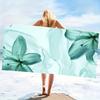 Tropical Print Beach Towel Floral Pattern Oversized Microfiber Quick Dry Sand Free Summer Vacation Pool Travel Boho Gift For Her