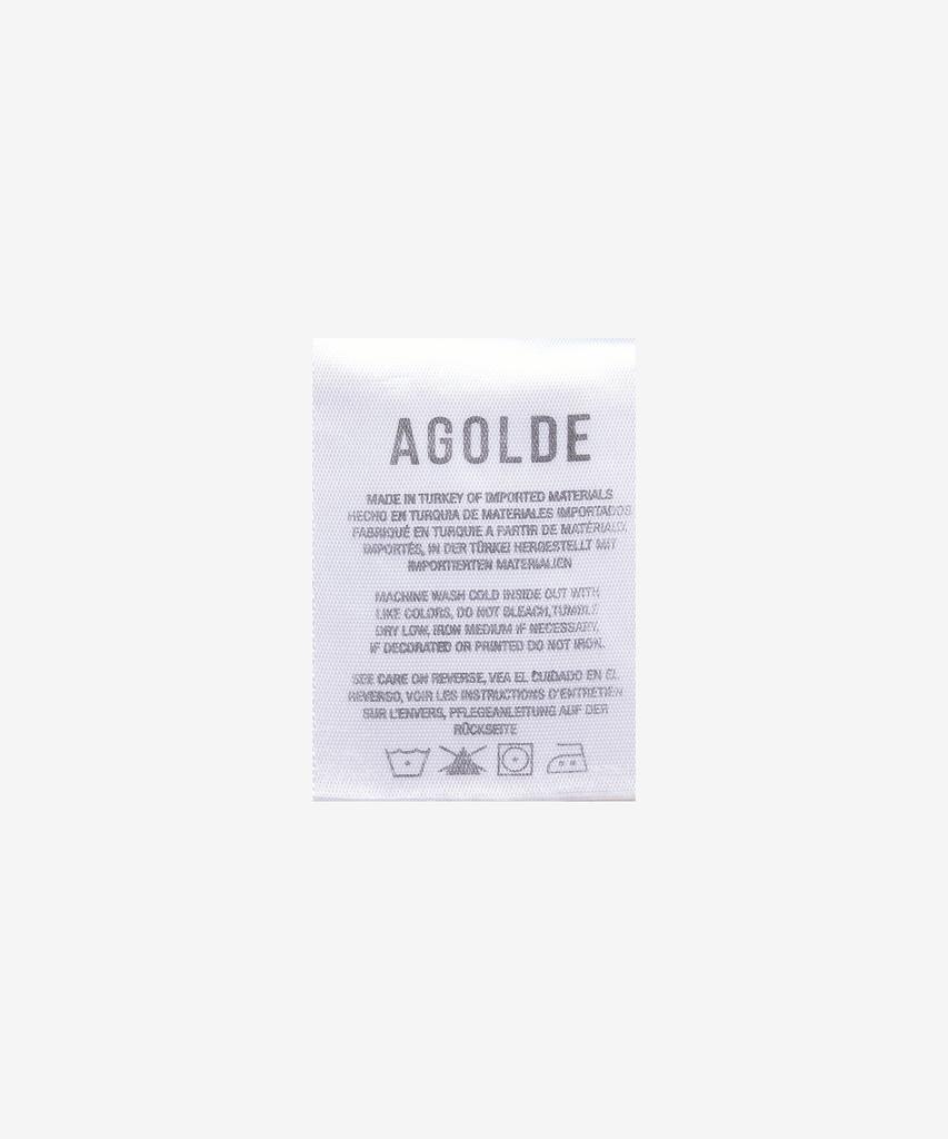 AGOLDE Criss Cross Denim Pants - White / A90371183Elmnt