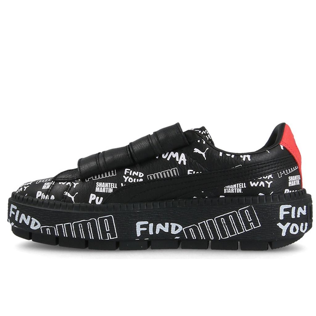 (WMNS) PUMA Shantell Martin x Platform Trace Strap 'Black' Women's 366533-02