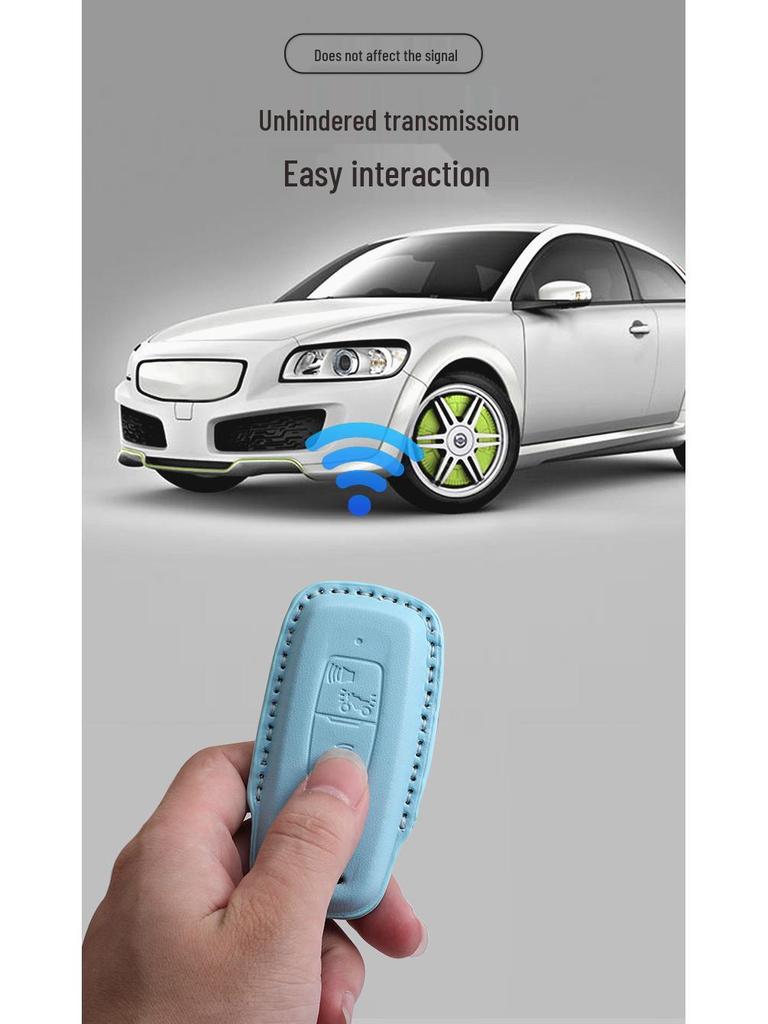 Handgemaakte Motorfietssleutelhoes voor Click150, Vario150, PCX160 - Twee Knoppen Stijl