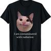 I Am Contaminated With Radiation Funny Ironic Cat Meme T-Shirt for Men Women(3)
