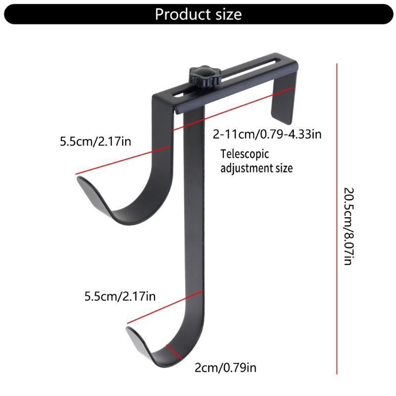 Pool Fence Hanger Equipment Hook Cover Holder Space Saving Telescopic Pool Swimming Poles Accessories Storage Tool