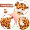 Giraffe Pillow Toy Doll Stuffed Animal Decorative Soft Cartoon Children Kids Birthday Gift for