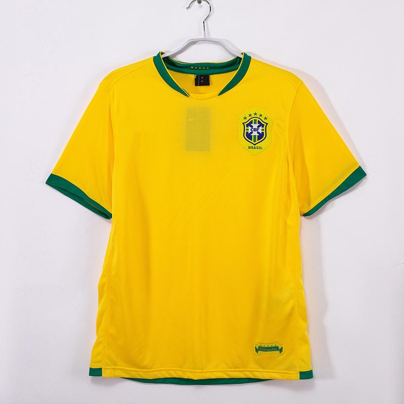 Brazilian Retro Classic Multi-Season Jersey Fan Version Short-Sleeved Home Football Jersey