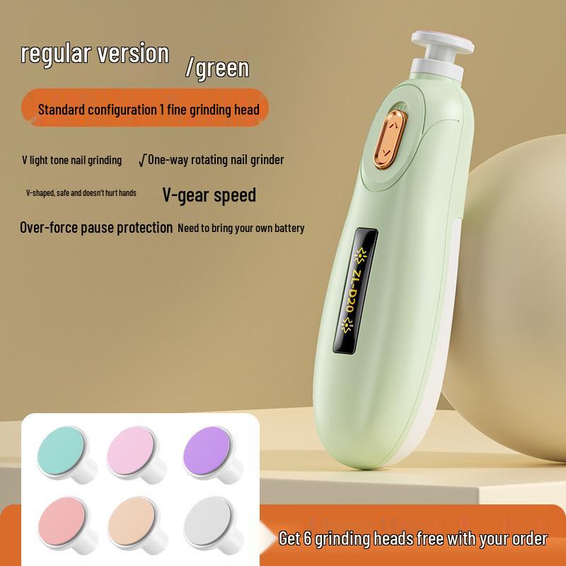 Многофункциональная электрическая пилка и кусачки для ногтей для младенцев, домашних животных и попугаев