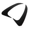 1Pair Rear Bumper Spoiler Gloss Black Stylish Rugged Rear Bumper Air Vent Cover Replacement for Benz EQE‑Class V295 AMG