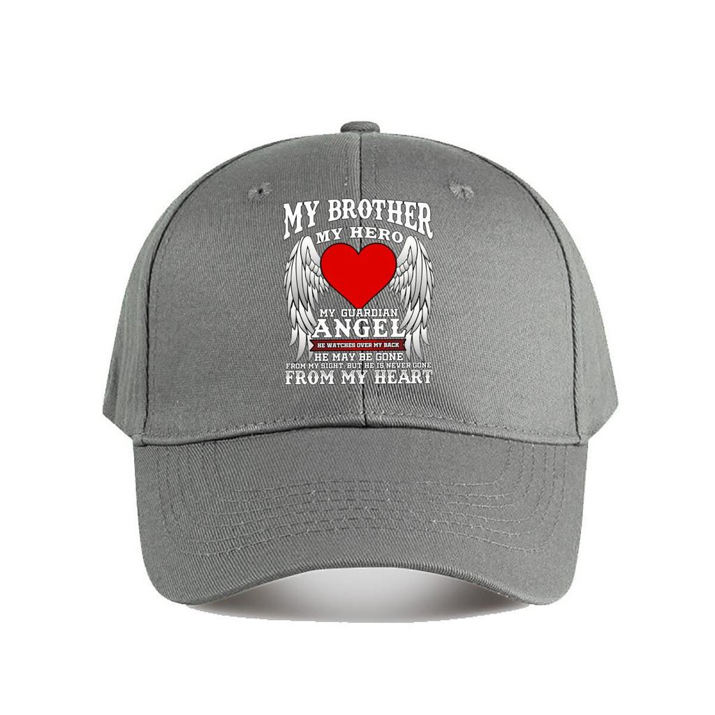 Brother Hero Guardian Angel Memorial Baseball Cap Fashion Unisex Sunhat Womens Outdoor Sports