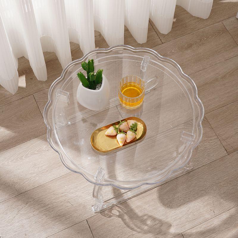 Acrylic Small Coffee Table Nordic Round Tea Tables Modern Living Room Center Table Minimalist Luxury Side Tables Home Furniture