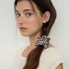 Ssecondo [Silk100%]Leopard Hair Scrunchie, Solana