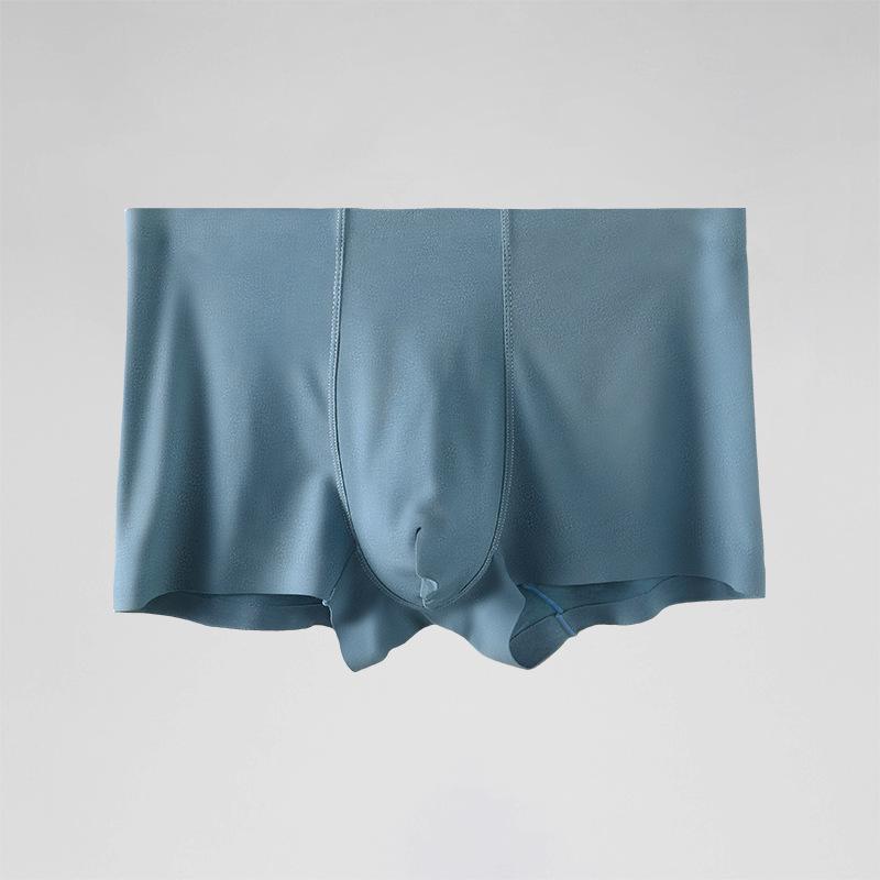 

Мужские трусы-боксеры Maoren: Дышащее модальное нижнее белье на лето L джинсовый синий