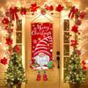 Christmas Door Curtain Flag Outdoor Gift Background Decoration