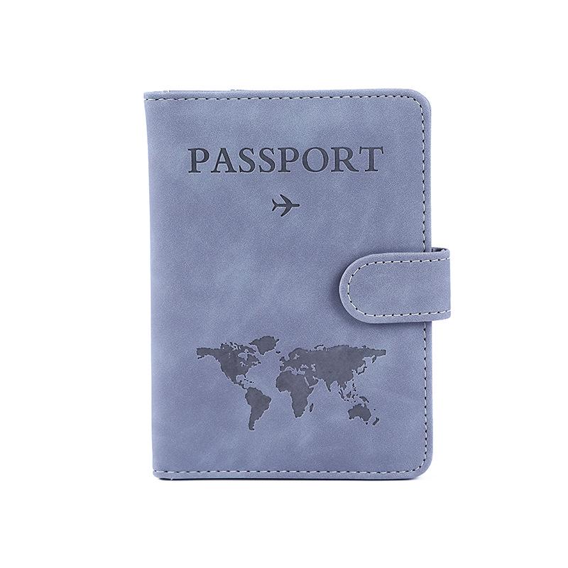 2024 Unisex PU Leather Passport Holder & ID Bag