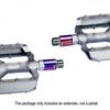 1pair Bike Pedal Extenders 20mm L Is Left R Is Right