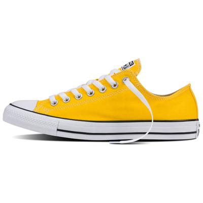 Chuck Taylor All Star Frische Farben Klassisch Vielseitig Low-Top Espadrilles Unisex Gelb