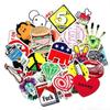 50 pcs/pack Classic Fashion Style Graffiti Stickers For Moto car&suitcase cool Skateboard stickers