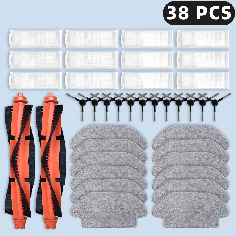 Compatible For Xiaomi Robot Vacuum T12 / S12 / S10 B106GL Spare Parts Filter Main Side Brush  Mop Cloth Accessories Consumables