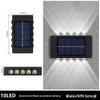 New Up and Down Solar Luminous Wall Lamp for Outdoor Courtyard and Garden Decor