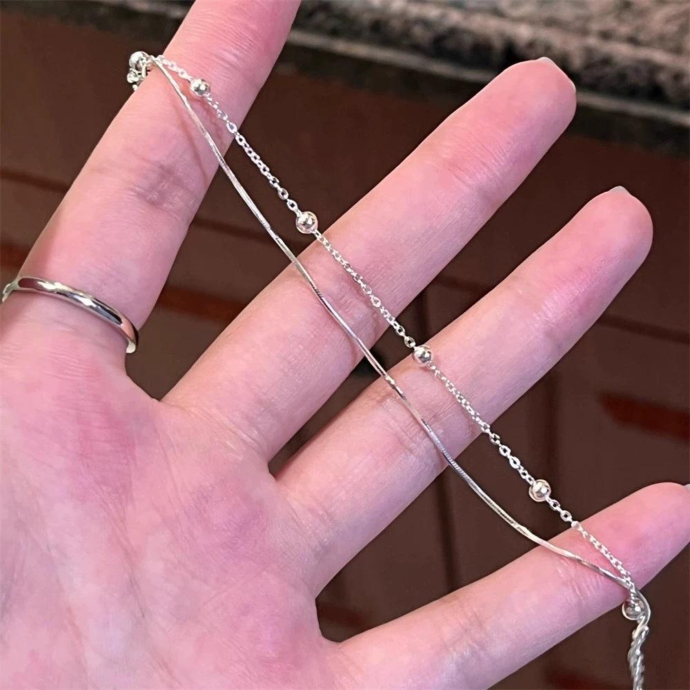 Изысканный двухуровневый браслет из бусин для женщин - Нишевый японский и корейский стиль, Браслет для лучшей подруги, Модный и шикарный браслет на руку