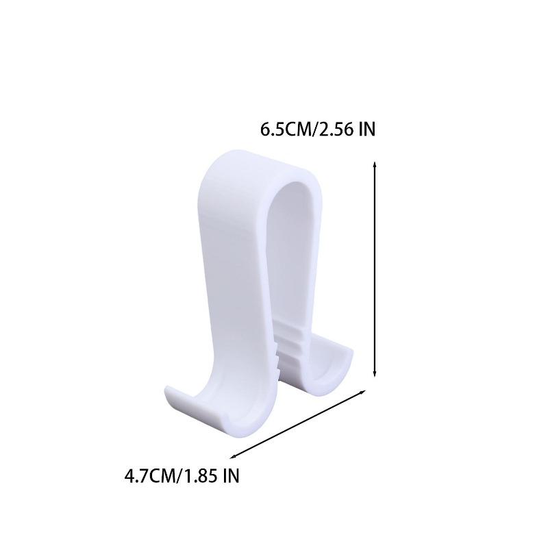 10/1PCS Glass Shower Door Hooks Multifunction No-Drill Clothes Towels Hanging Rack Household Heavy Duty Bathroom Organizer Tools